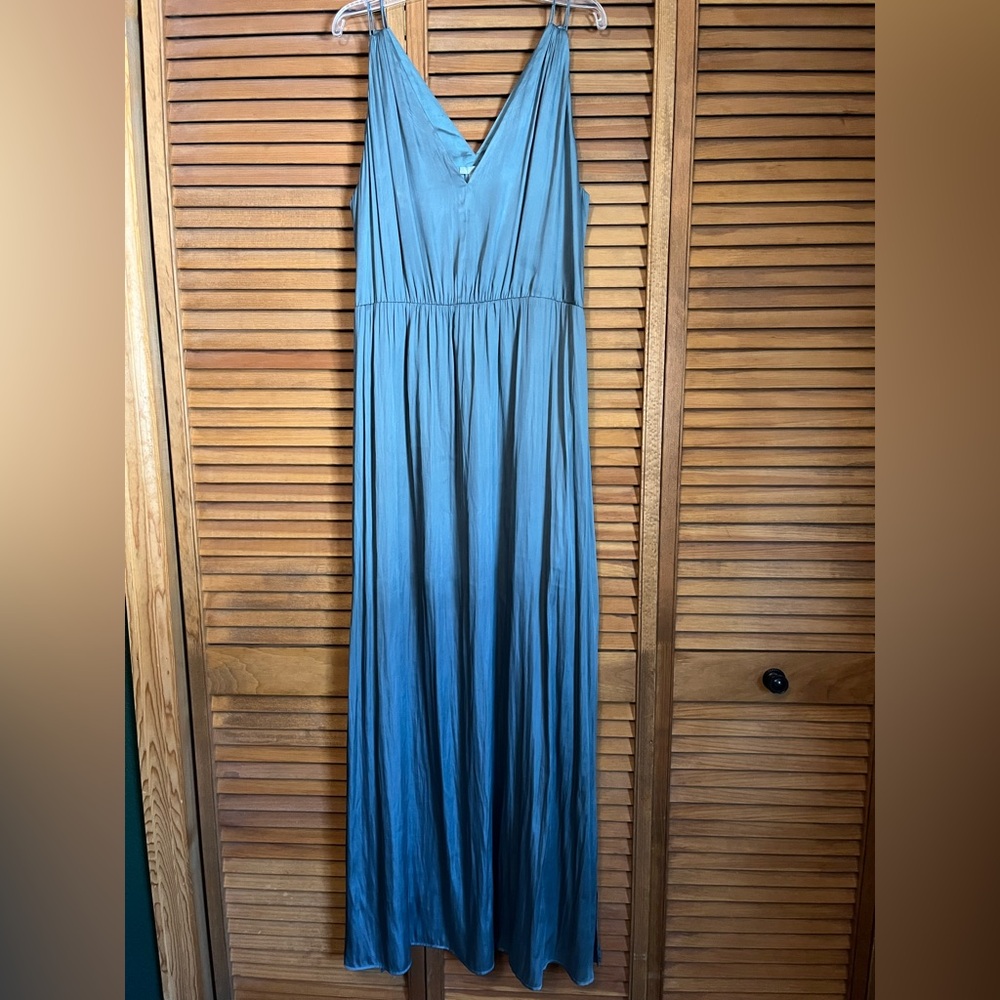 H & M Seafoam Green/Blue Floor Length Dress size 12